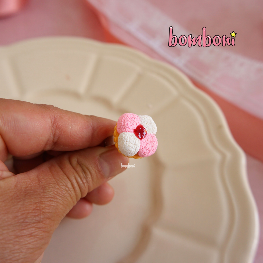 Anillo de galleta bombón