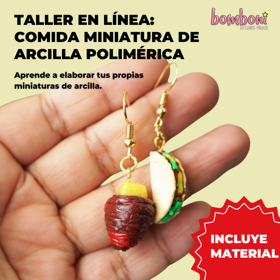 Curso Premium: Comida miniatura arcilla polimérica