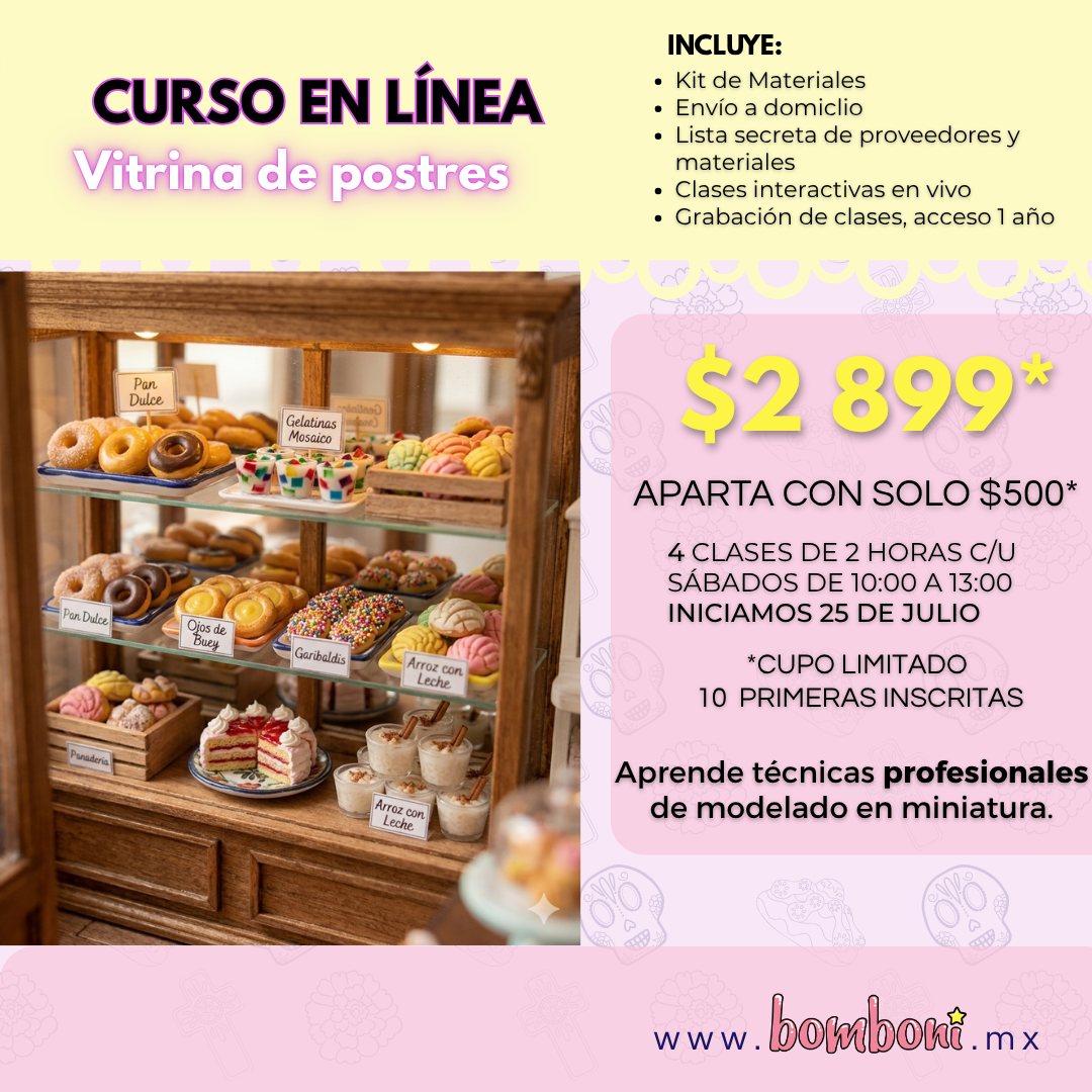 Curso: Vitrina de postres