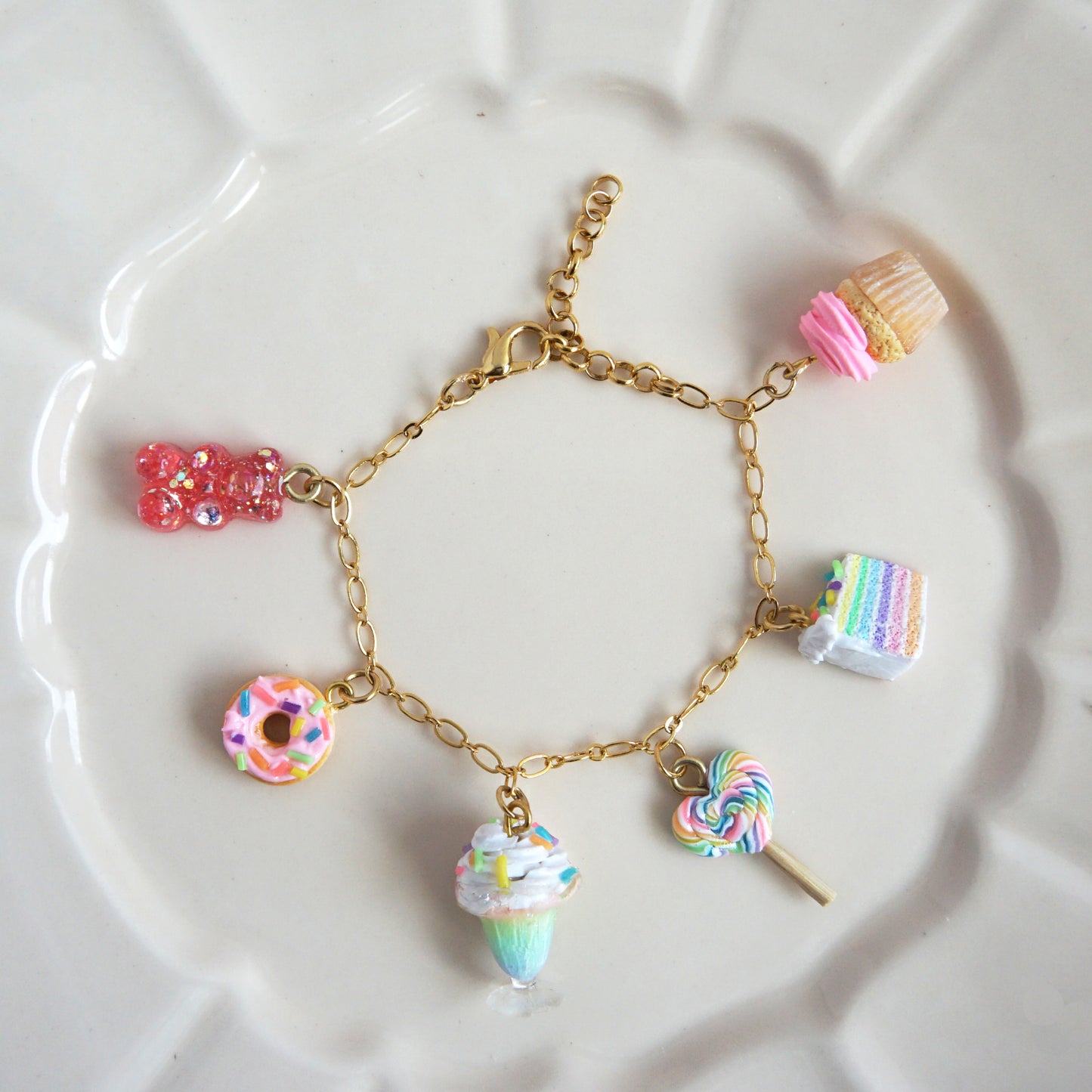 Pulsera dulces arcoiris
