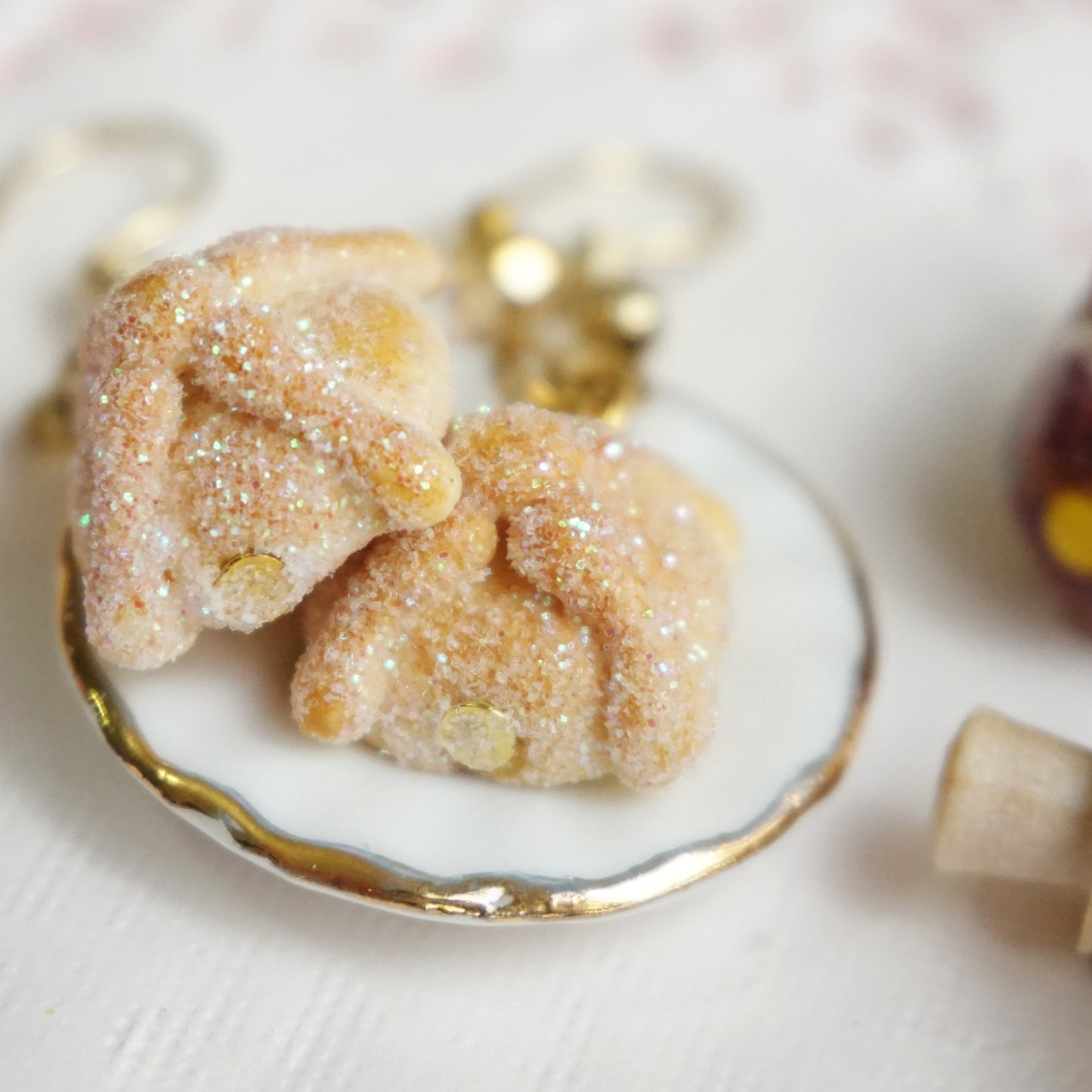Aretes de ganchito pan de muerto