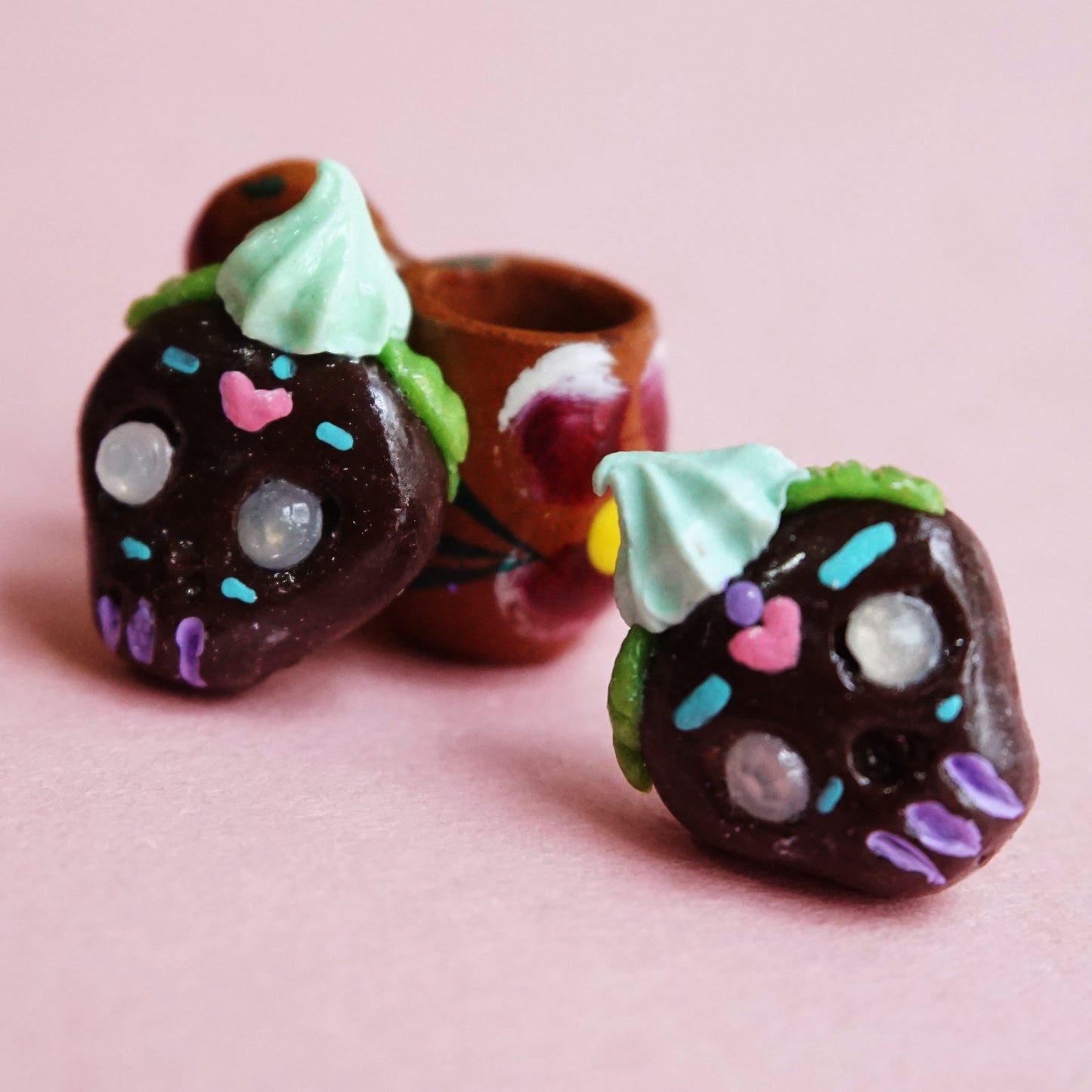 Aretes calaveritas