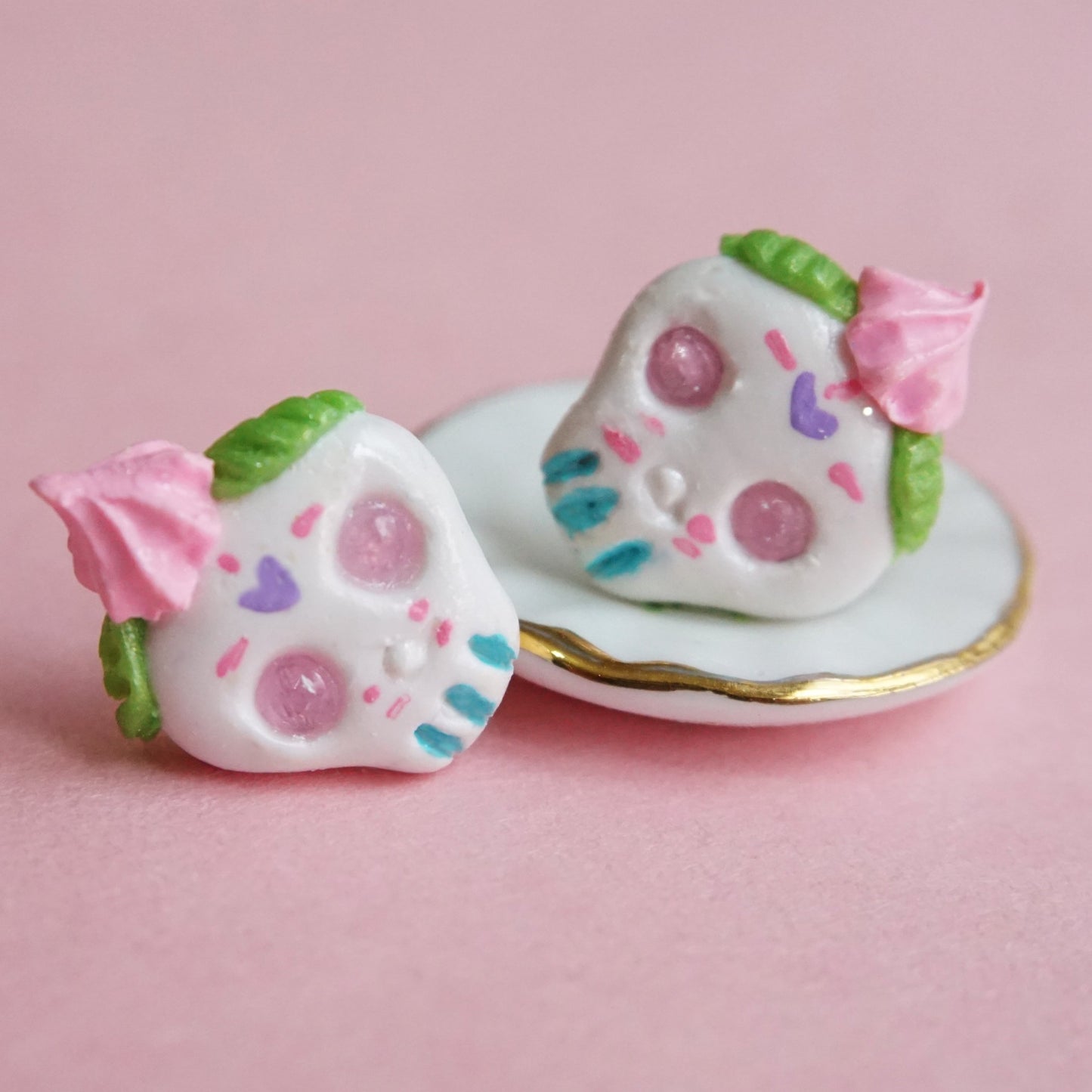 Aretes calaveritas