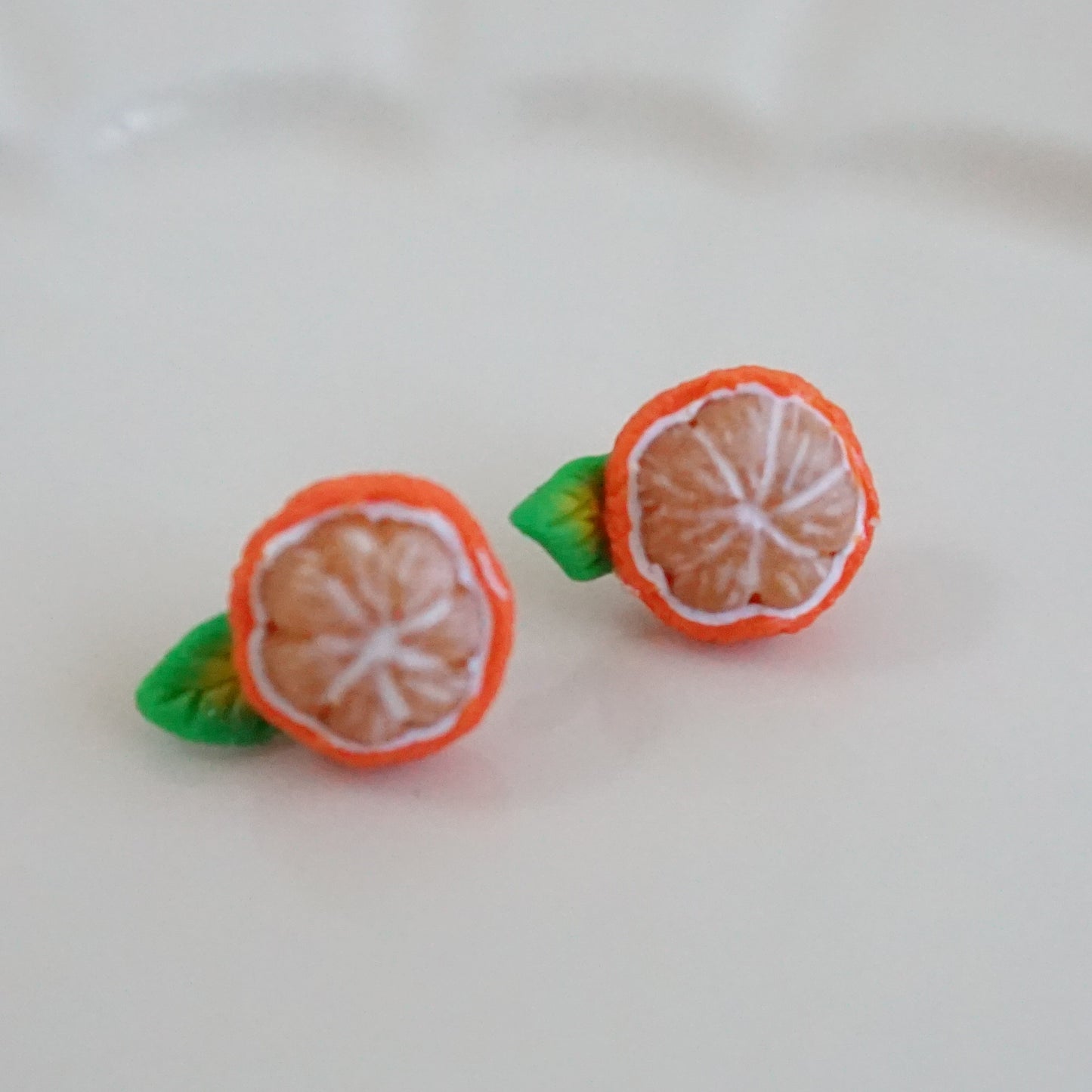 Aretes de Mandarina broquel