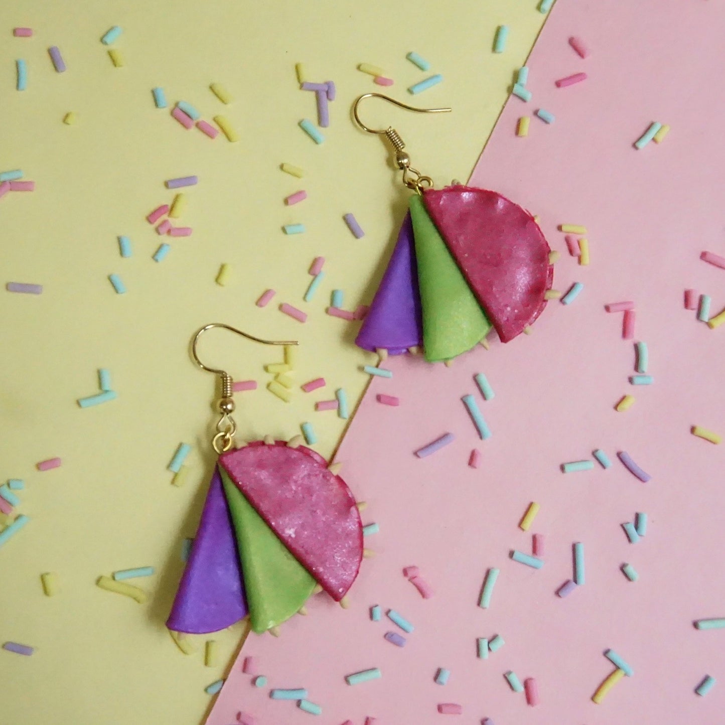 Aretes Jumbo de oblea