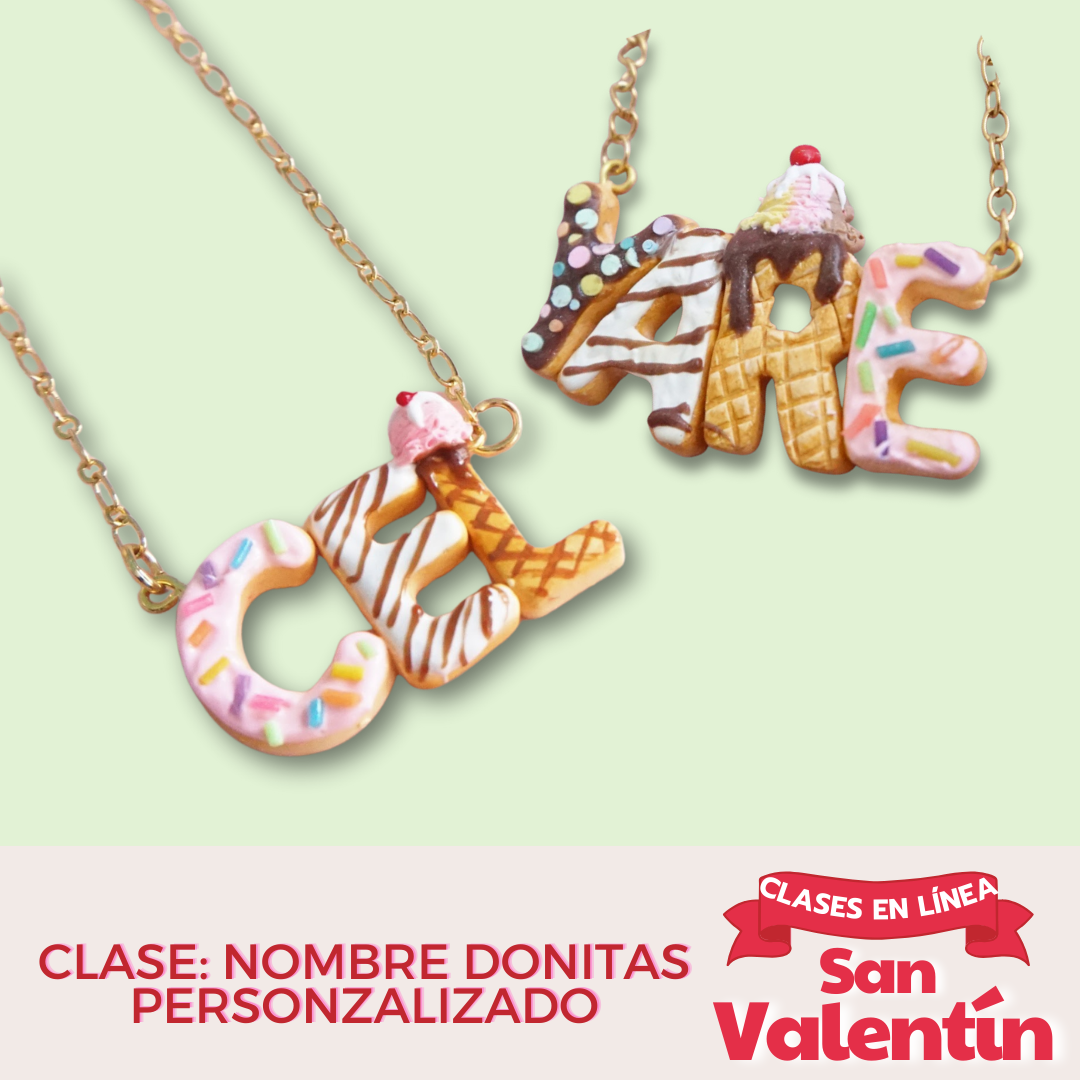 Clase: Collar de donitas personalizado