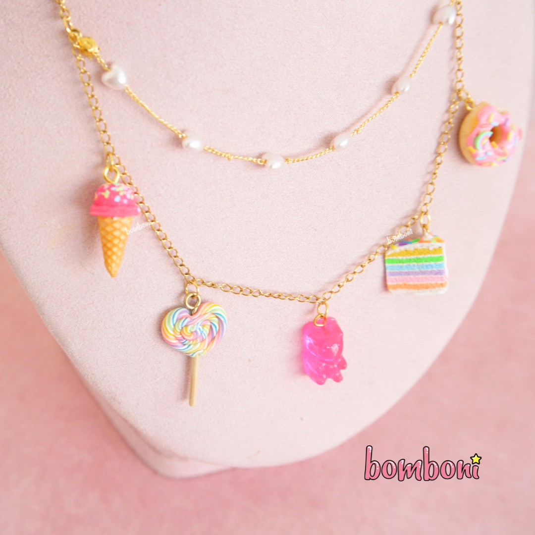 Collar Multilayer Dulces Arcoiris