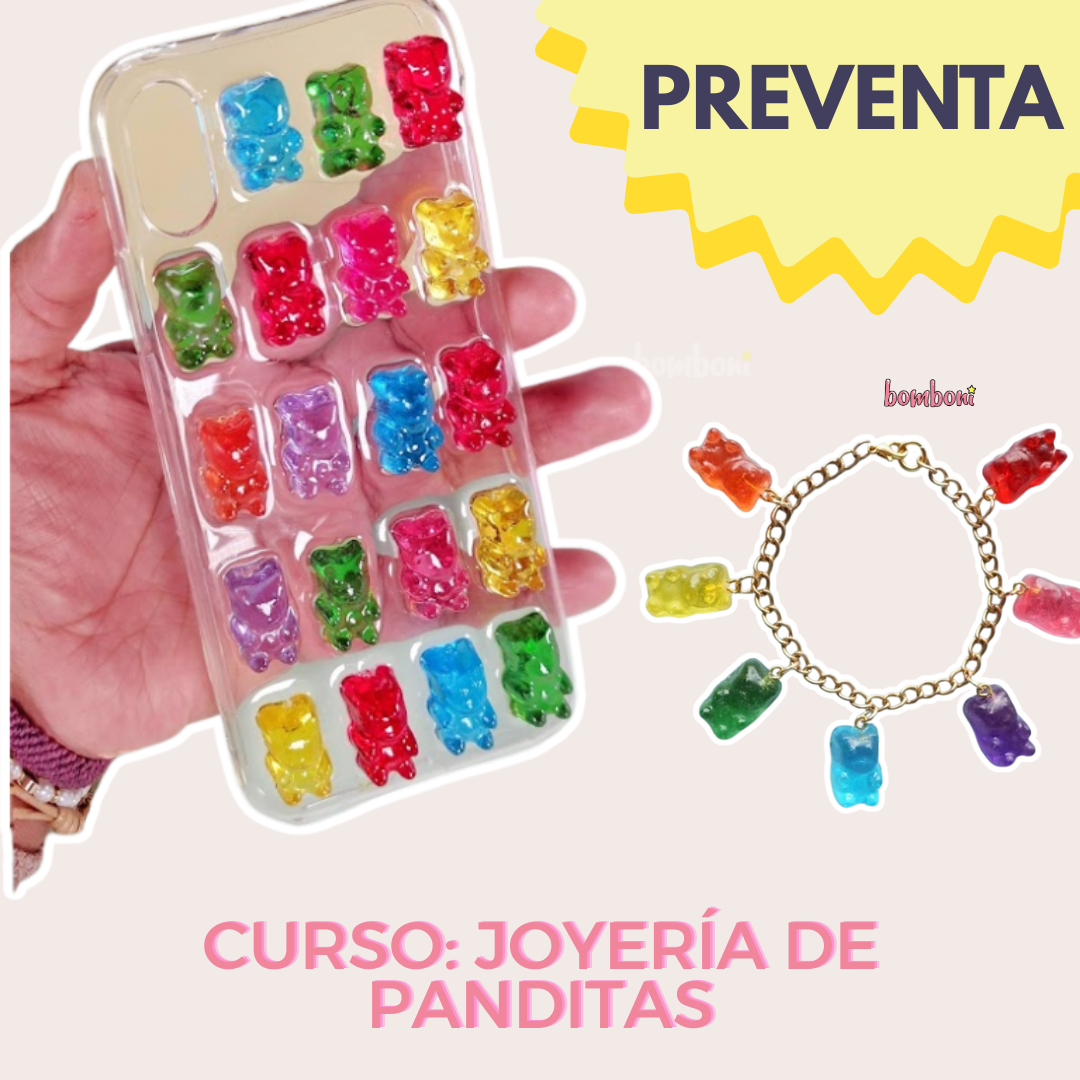 Curso en línea: Accesorios gummy bears de resina