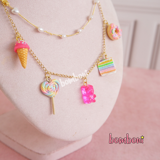 Collar Multilayer Dulces Arcoiris