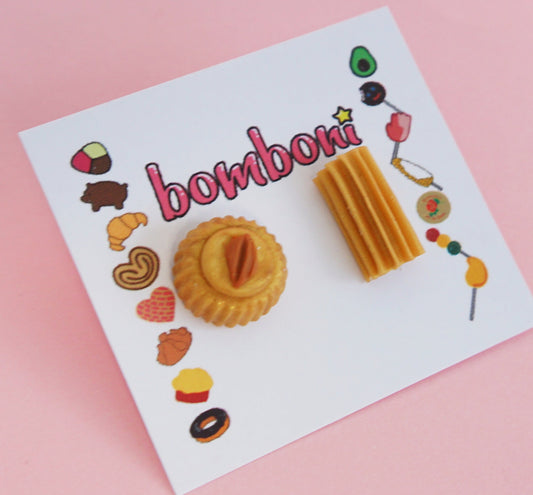 Aretes dulce de leche