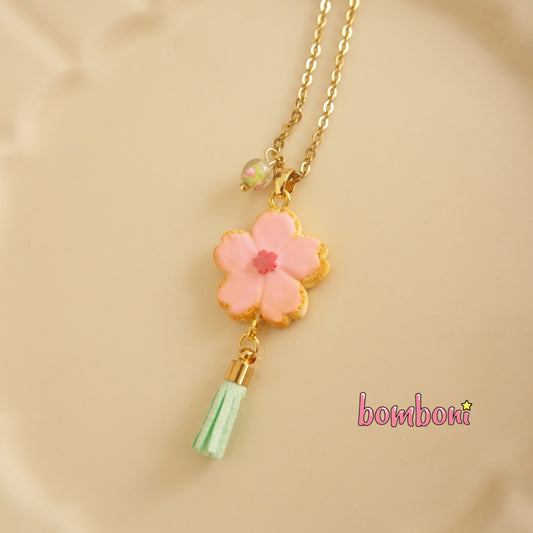 Collar galleta de cerezo