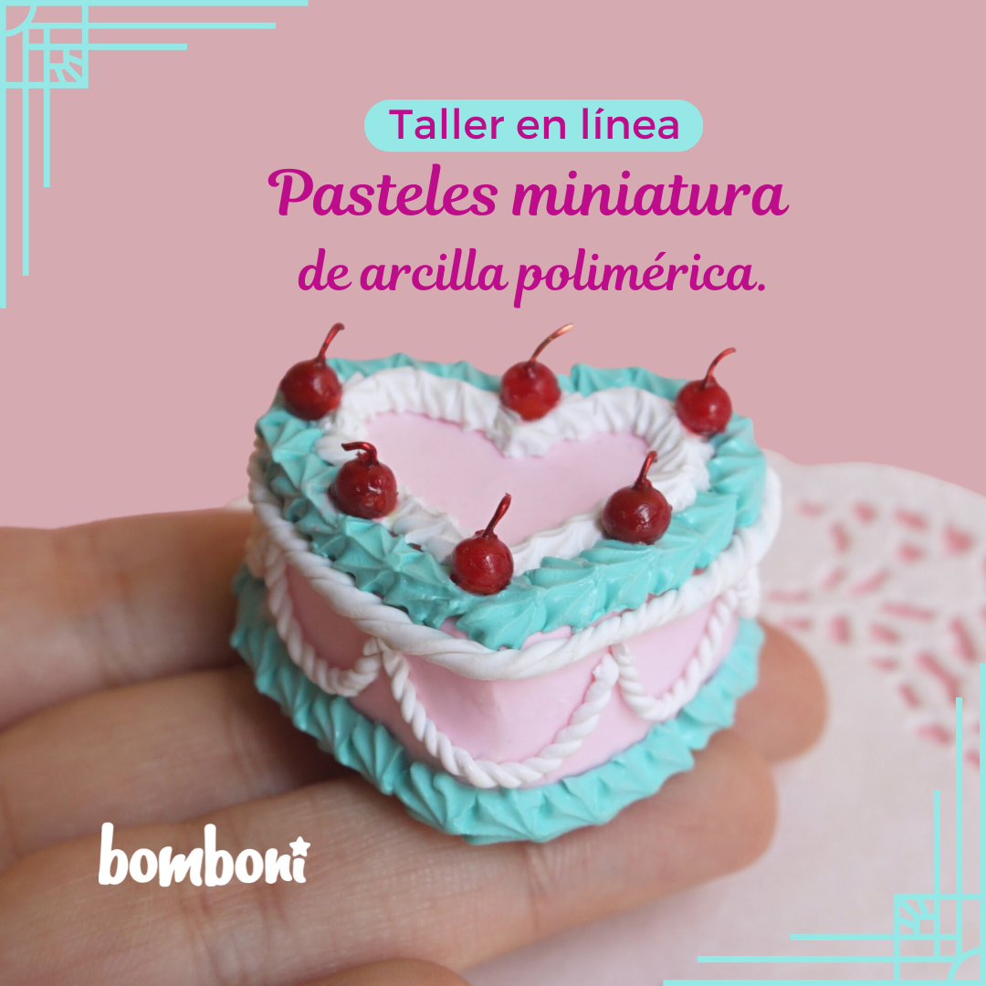 Taller en línea: Pasteles vintage de arcilla polimérica