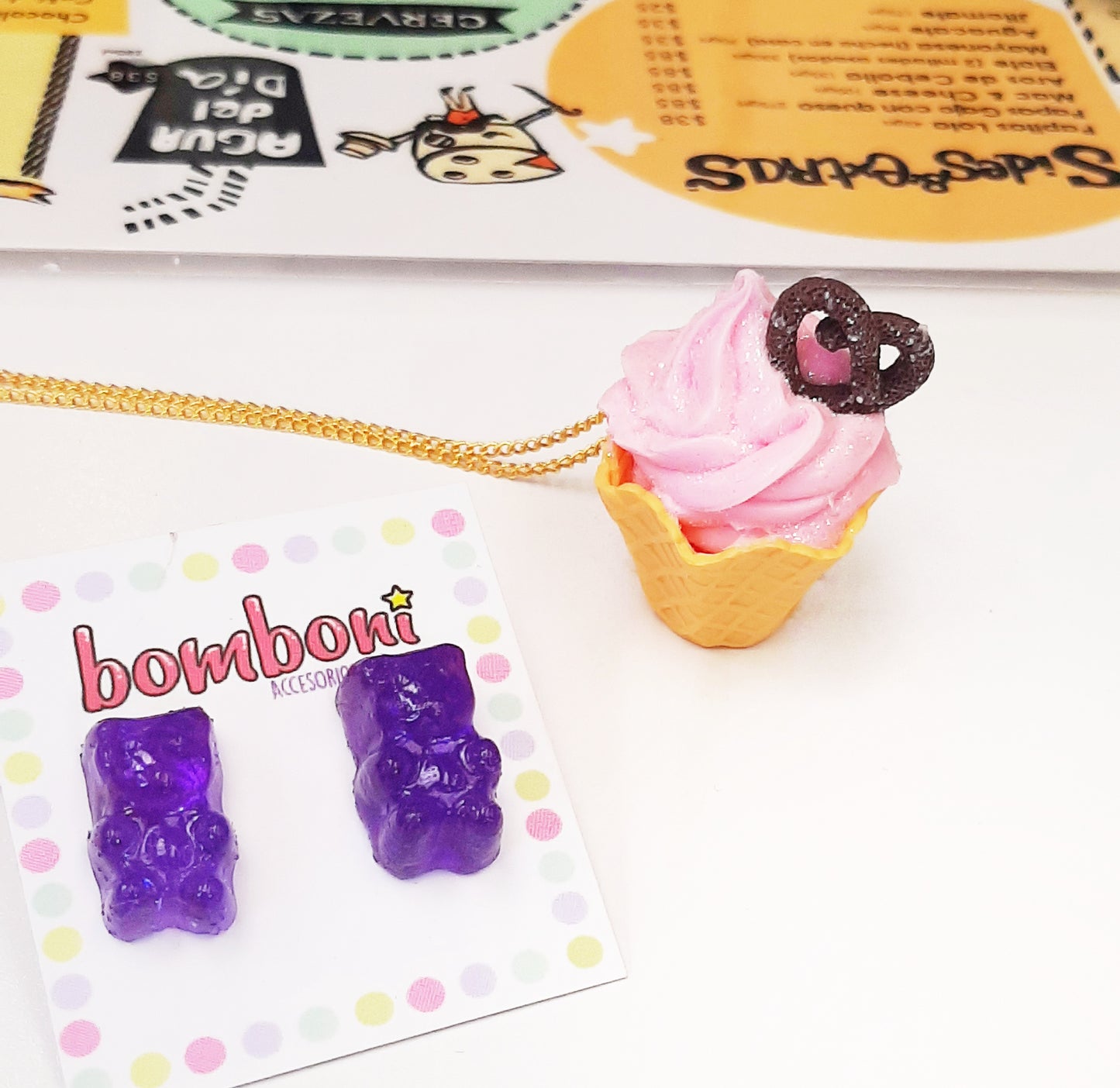 Aretes de pandita Gummy Bears