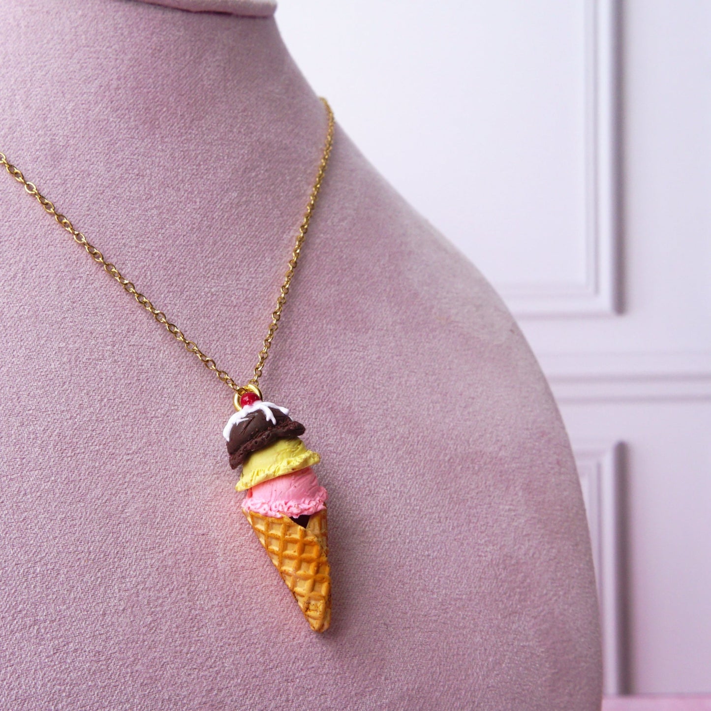 collar helado napolitanos hecho a mano