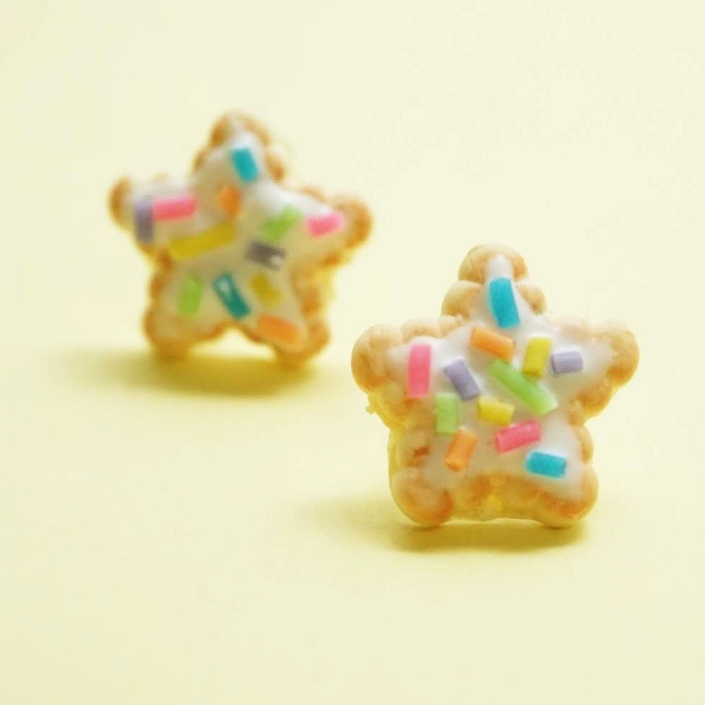 Aretes galleta de estrellita
