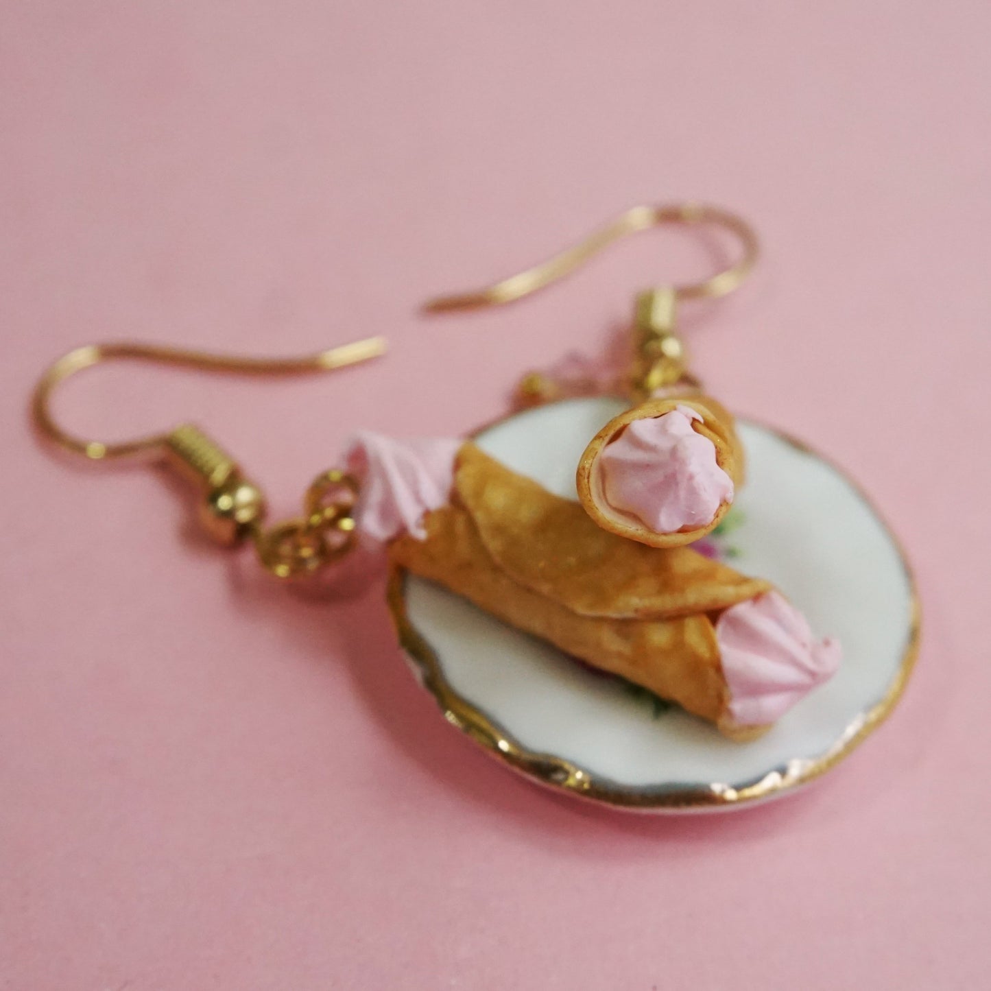Aretes gaznate/merengue