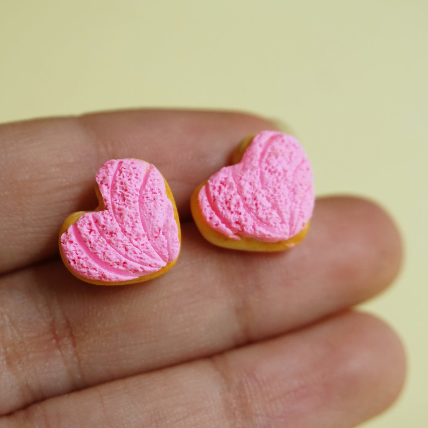 Aretes concha dulce de corazon