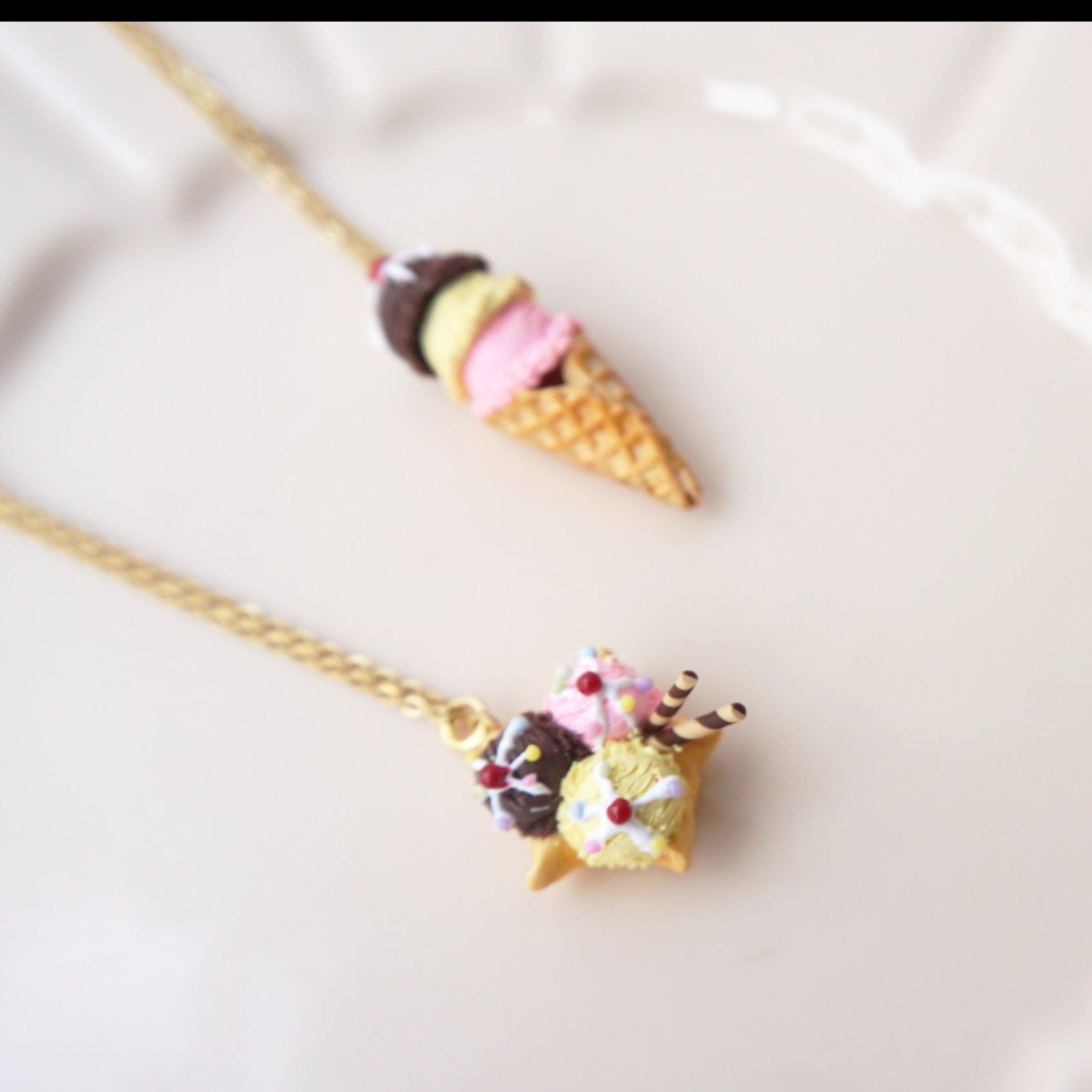 collar helados icecream necklace
