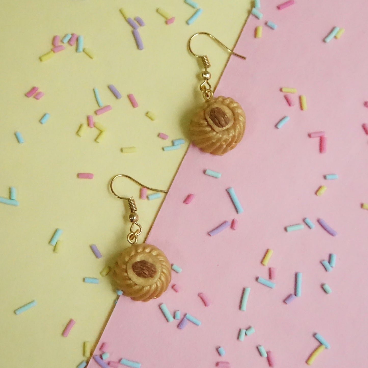 Aretes dulce de leche