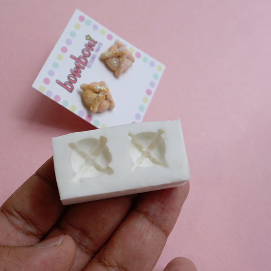 Molde pan de muerto-mini aretes