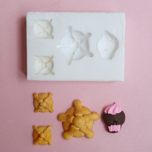 Molde multi: pan de muerto y calaverita