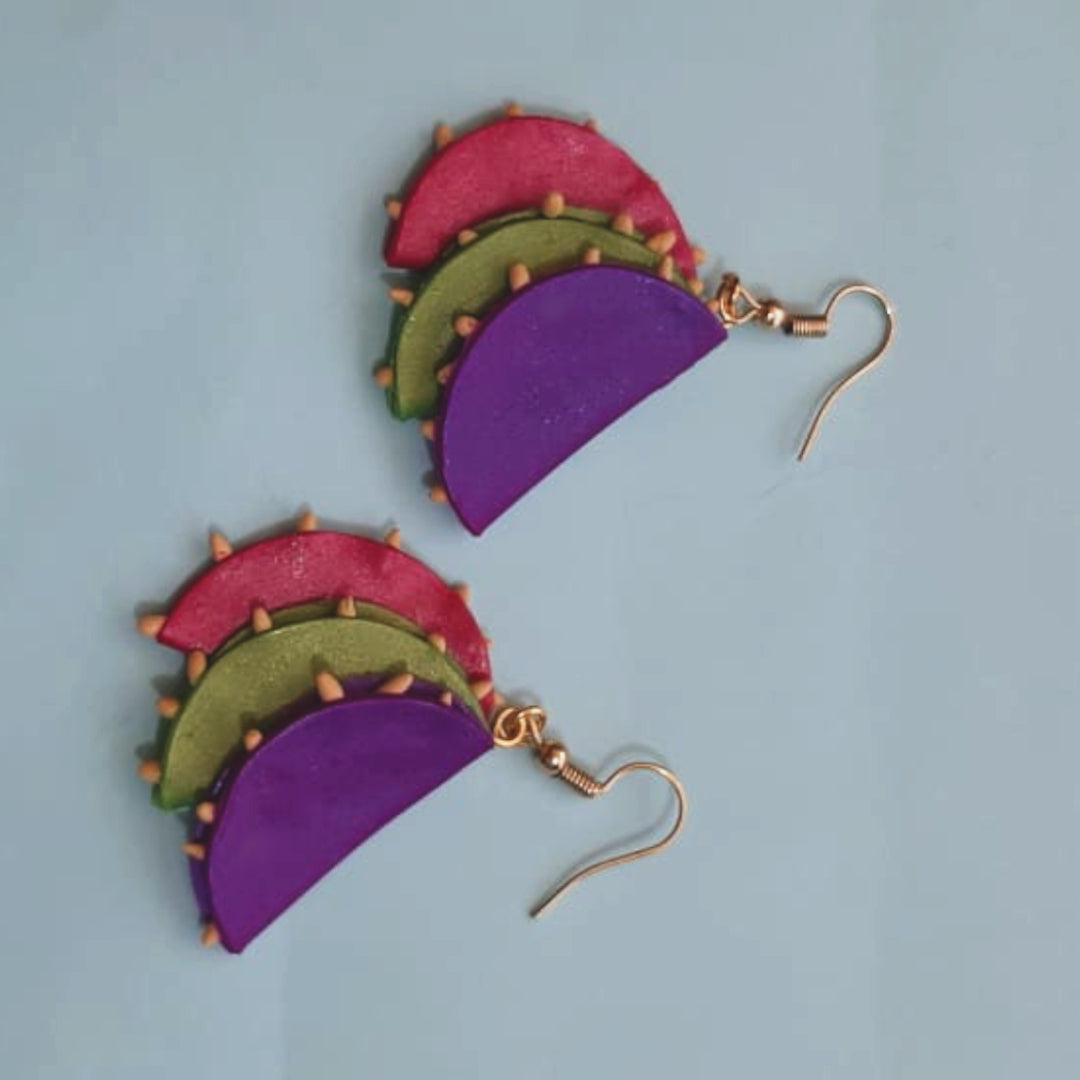 Aretes Jumbo de oblea