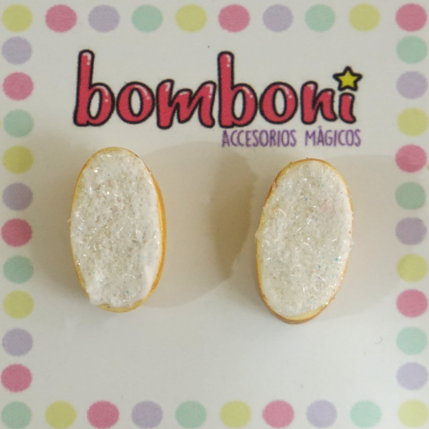 Aretes rebanada de azúcar